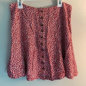 Size 2 Floral American Eagle Skirt